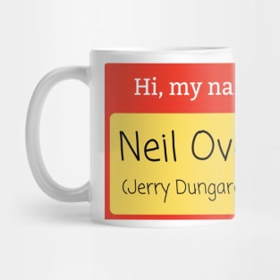 Neil Overall (Jerry Dungarees’ Son) name badge Mug